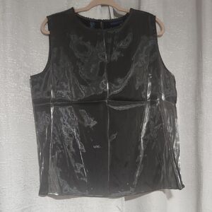 KAREN SCOTT SIZE XL. Elegant Black Sleeveless Top
